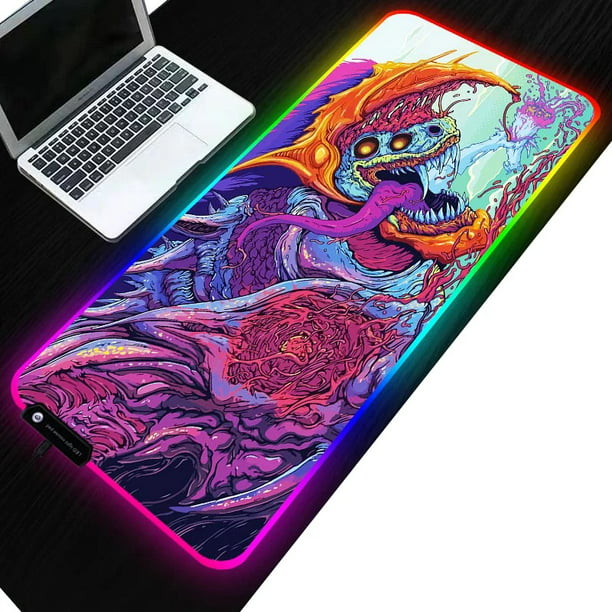 Large Gaming Mouse Pad Robl-oxvideo Mousepad Non-Slip Rubber Fun Mousepad Rectangle Mouse Pads for Computers Laptop 30x15.7 Inch 